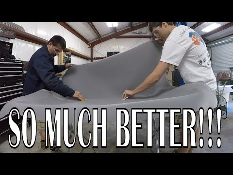 How to put NEW fabric on YOUR HEADLINER