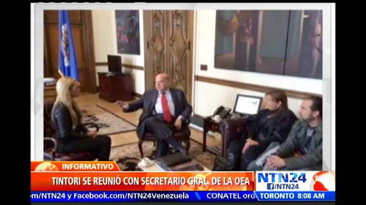 Lilian Tintori pide al Secretario General de la OEA que interceda para que liberen a Leopoldo López