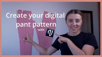 Draft your own digital pant block with Valentina | free program + printing