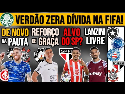 CUELLAR MAIS QUENTE! VASCO QUER BALBUENA! LÁZARO NO SP? VERDÃO ZERA DÍVIDA! LANZINI, CASTRO, ZÊRO E+