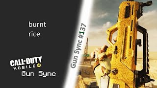 BURNT RICE | Gun Sync | Call of Duty: Mobile