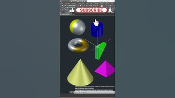 Autocad how to Cut a 3D Object Using SLICE Command in less than 1 MINUTE #shorts