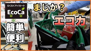 なにこれ？めちゃ楽ちんな買い物カート「Ecoca」プレゼントにぴったりかも ショッピングカートエコカ