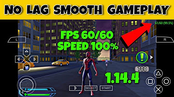 Spider Man 3 PPSSPP Best Settings For Android | Lag fix | PSP Gamer
