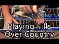 Playing fills over country songs  pedal steel guitar lesson