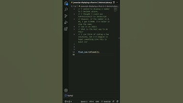 floating point - JavaScript displaying a float to 2 decimal places