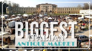 HUGE ANTIQUE MARKET in Piazzola sul Brenta ITALY | Come vintage shopping with us + Haul