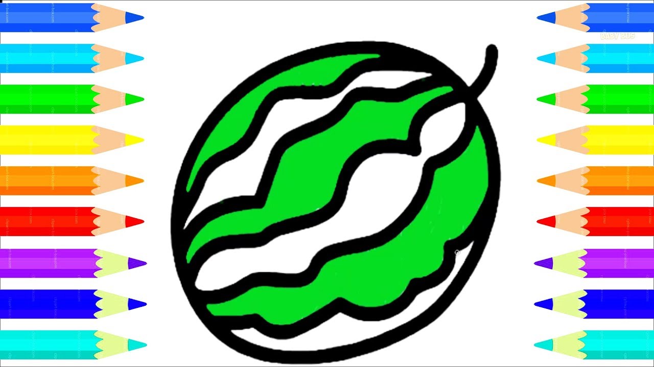 Fruits Drawing For Kids With Names