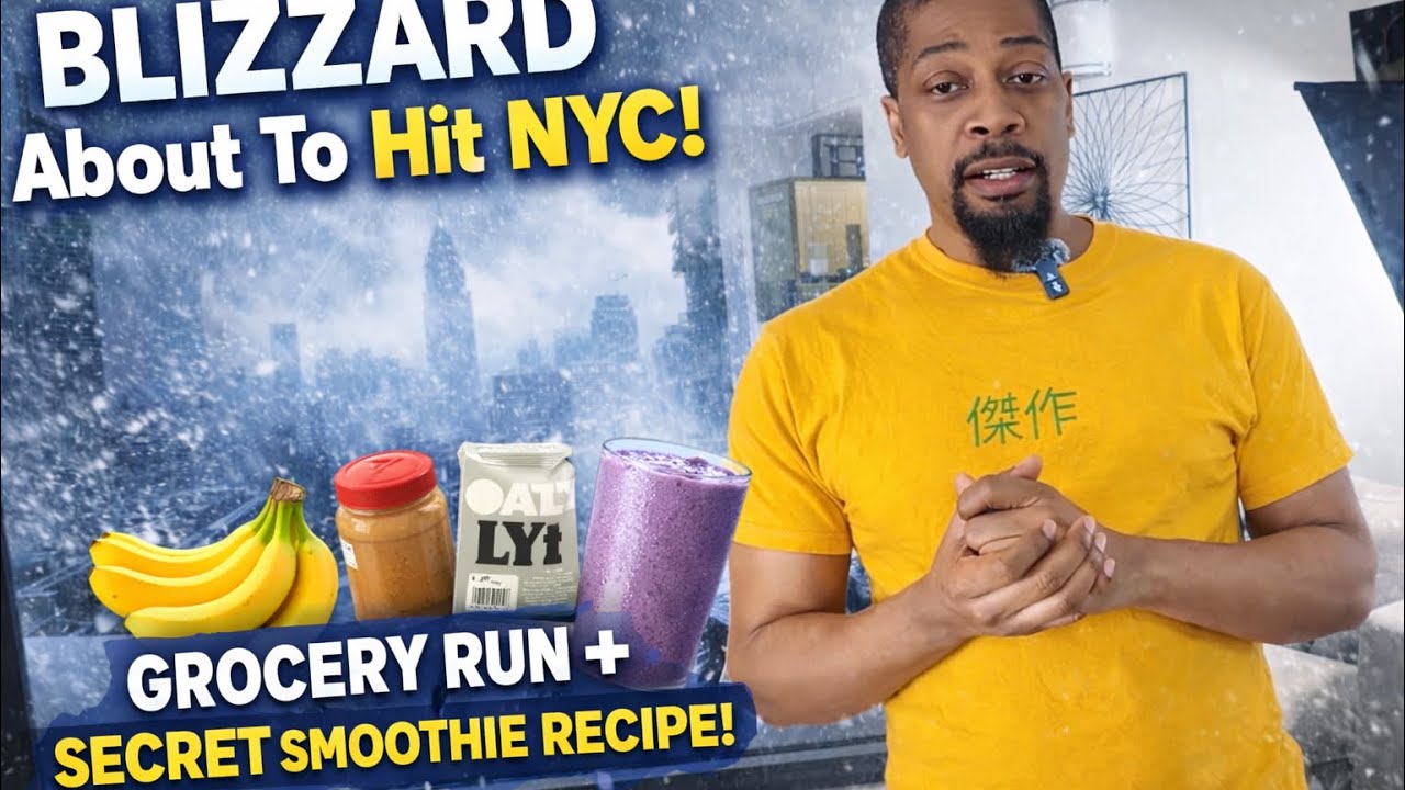 Blizzard About to Hit NYC ❄️ Grocery Run + My Secret Snow Day Smoothie