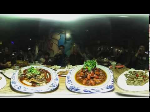 ３６０度カメラによる動画映像テスト「乾杯〜」