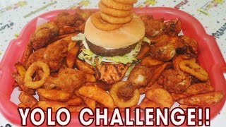 Undefeated YOLO Burger & Milkshake Challenge!!