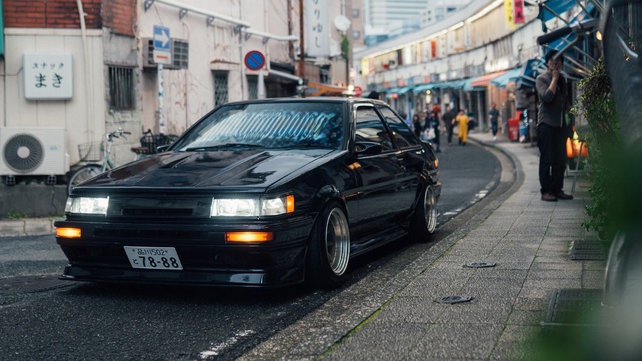 POV - AE86 Sunday Afternoon Tokyo Drive