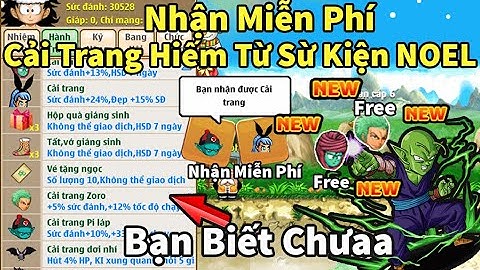 Ngọc Rồng Online - Nhận ngay cải trang miễn phí cực hiếm tại sự kiện noel 2020 đã ra mắt
