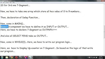 3x7 Segment Using MPLAB