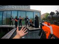 Nerf war huge mansion battle ft donald trump and hillary clinton