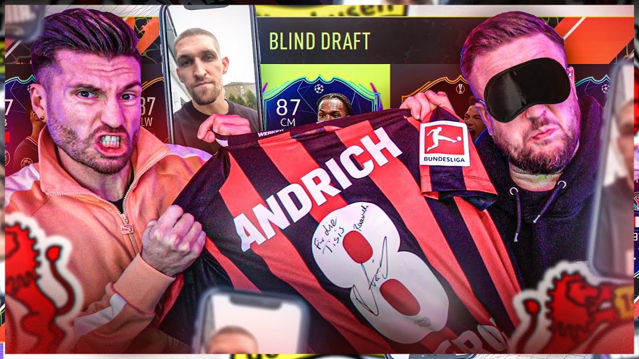 Robert Andrich ENTSCHEIDET Blind Draft Battle um sein MATCH-WORN TRIKOT 😍😱 FIFA 22