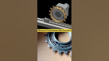 How Does Freewheel in Bicycle works? #automobile #engineeringshorts #machine #mechanic #mechanical