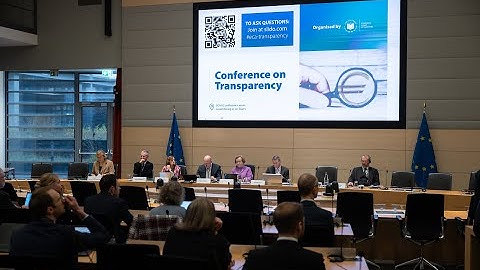 ECA Conference on Transparency - 20 October 2025