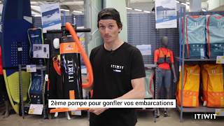 TUTO POMPE TRIPLE ACTION DOUBLE PISTON STAND UP PADDLE SUP  COMMENT L'UTILISER ITIWIT | DECATHLON