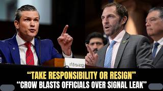 JASON CROW DEMANDS PETE HEGSETH RESIGN OVER LEAKED SIGNAL CHAT