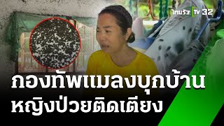 กองทัพแมลงบุกบ้านหญิงป่วยติดเตียง  | 3 มิ.ย. 67 | ห้องข่าวหัวเขียว