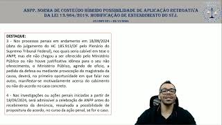 Stj Info 831 Anpp Retroatividade Da Lei