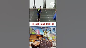 RealLife vs InGame Octane Bringing Adrenaline Junkie of Apex Legends to Life #shorts #youtubeshorts