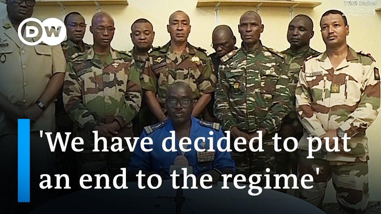 ⁣Coup in Niger: Soldiers claim to have overthrown President Bazoum | DW News