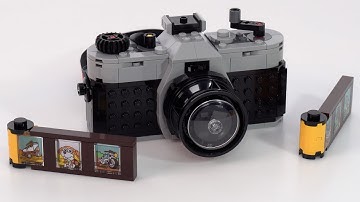 LEGO Creator 3-in-1 Retro Camera 31147 main (A) model review!