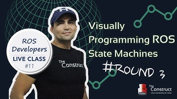 ROS Developers LIVE-Class #11: Visually Programming ROS State Machines (Round #3)
