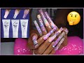 testing Evie's PATTY GEL!! POLYGEL by LongHairPrettyNails! how to DIY easy french tip nails fast!!