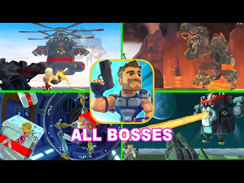 Major Mayhem 2 All Bosses (Ocean, Jungle, Alpine Rail, Rocket Ship, Lunar Lair) Gameplay for Android