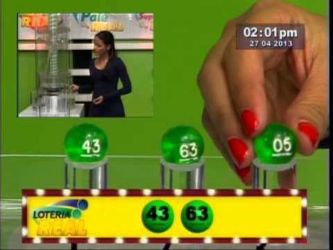 Loteria Real Sorteo DE LA TARDE Sabado 27 de Abril 2013 juegos panamericanos 2019 en vivo