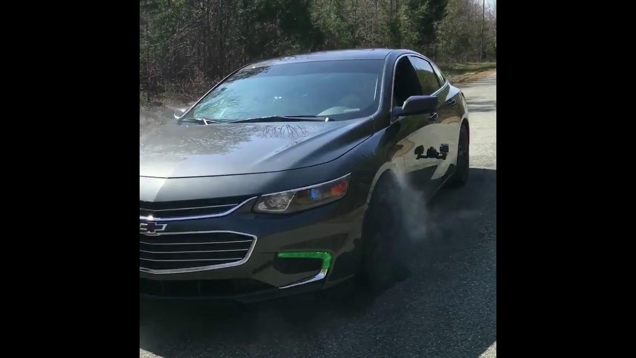 2016 malibu 1.5 tuned burnout - YouTube