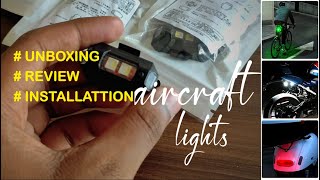 Wireless Aircraft LED Light For helmet bike drone etc|| Review &Worth Buying Product?|| Installation