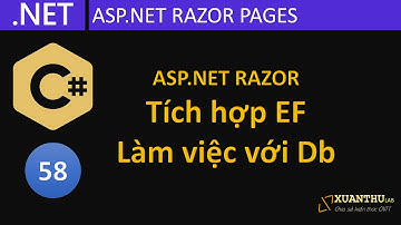 CS58 - (ASP.NET Razor  09) Tích hợp Entity Framework vào ASP.NET, làm việc với SQL Server
