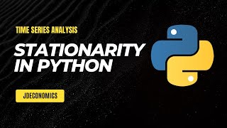 Time Series Analysis Stationarity in Python Time Series Analysis Stationarity in Python