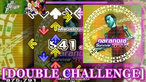 【DDR EXT】 PARANOIA survivor MAX [DOUBLE CHALLENGE] 譜面確認＋クラップ