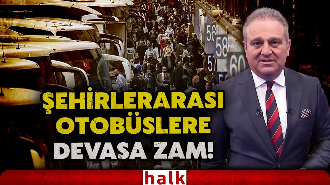 Şehirlerarası otobüs bilet fiyatları belli oldu! Ekrem Açıkel o listeyi Halk TV'de paylaştı!