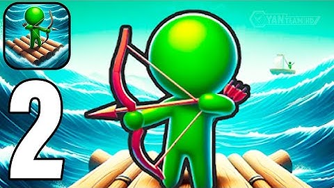 Ocean War: Raft Survival 3D - Gameplay Walkthrough Part 2 Tutorial Raft War (Android,iOS)