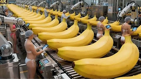 Inside a banana bread factory - An incredible automated production process