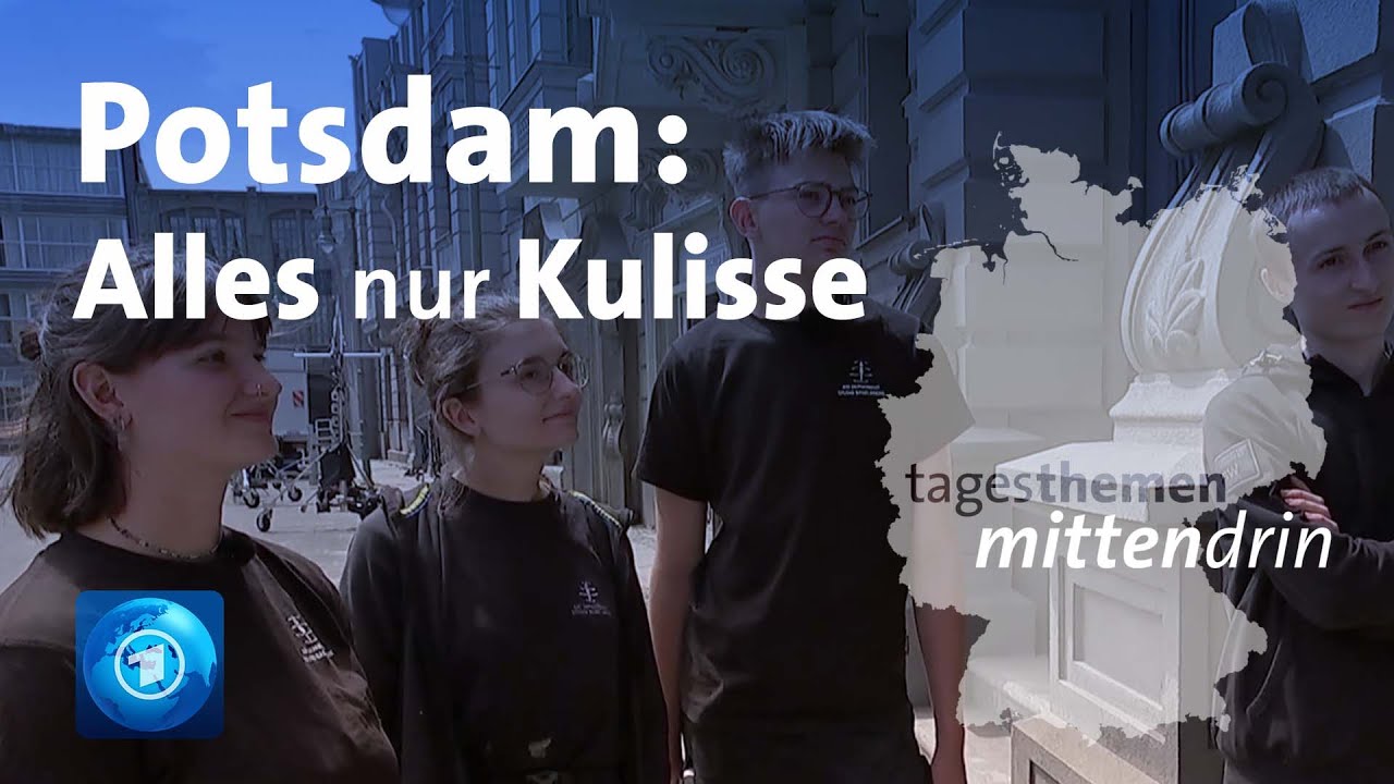 Potsdam: Tischlerei-Azubis in den Filmstudios Babelsberg | tagesthemen mittendrin
