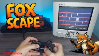 Fox Scape (2026) - Master System Gameplay - CRT