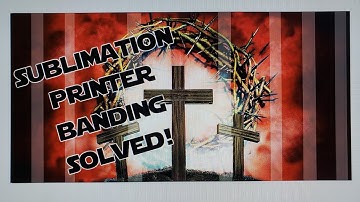 SOLVED! Fix Sublimation Banding Print Issues While Printing W/ Epson WF-7720 WF-7710 & Others