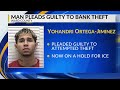 Man pleads guilty to bank theft in Ward County