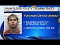 Man pleads guilty to bank theft in Ward County
