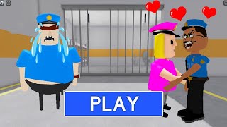 LOVE STORY | TEAM POLICE FALL IN LOVE WITH POLICE GIRL? SCARY OBBY ROBLOX #roblox #obby