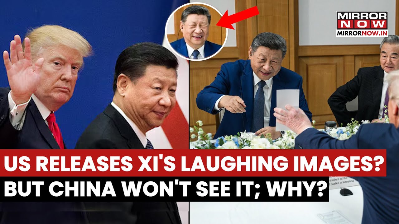 Xi Jinping Seen Laughing In New Images Released By The White House; Why China Won't See It? | Watch