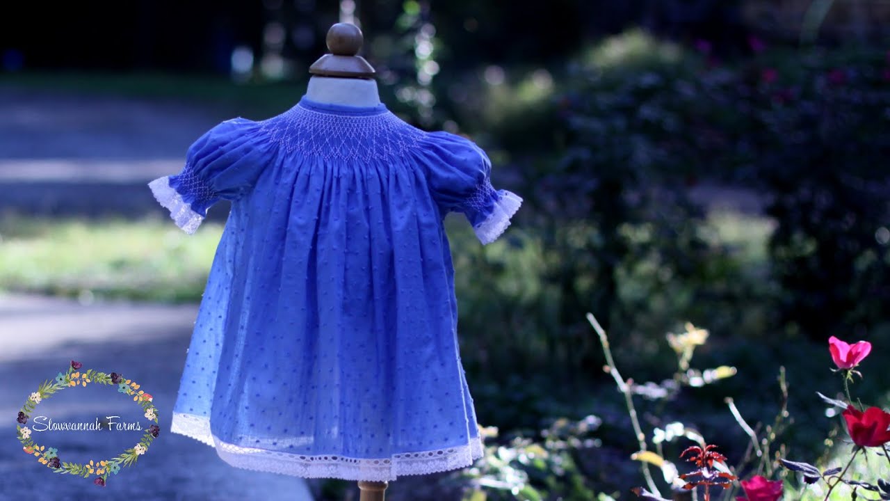 how to pleat a bishop dress for smocking Smocking A Bishop Straight-Pleat First.  Dress Them Dearly