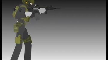 Gun Fire Soldier Test {Pivot Animator} #animation #soldier #pivotanimator #military